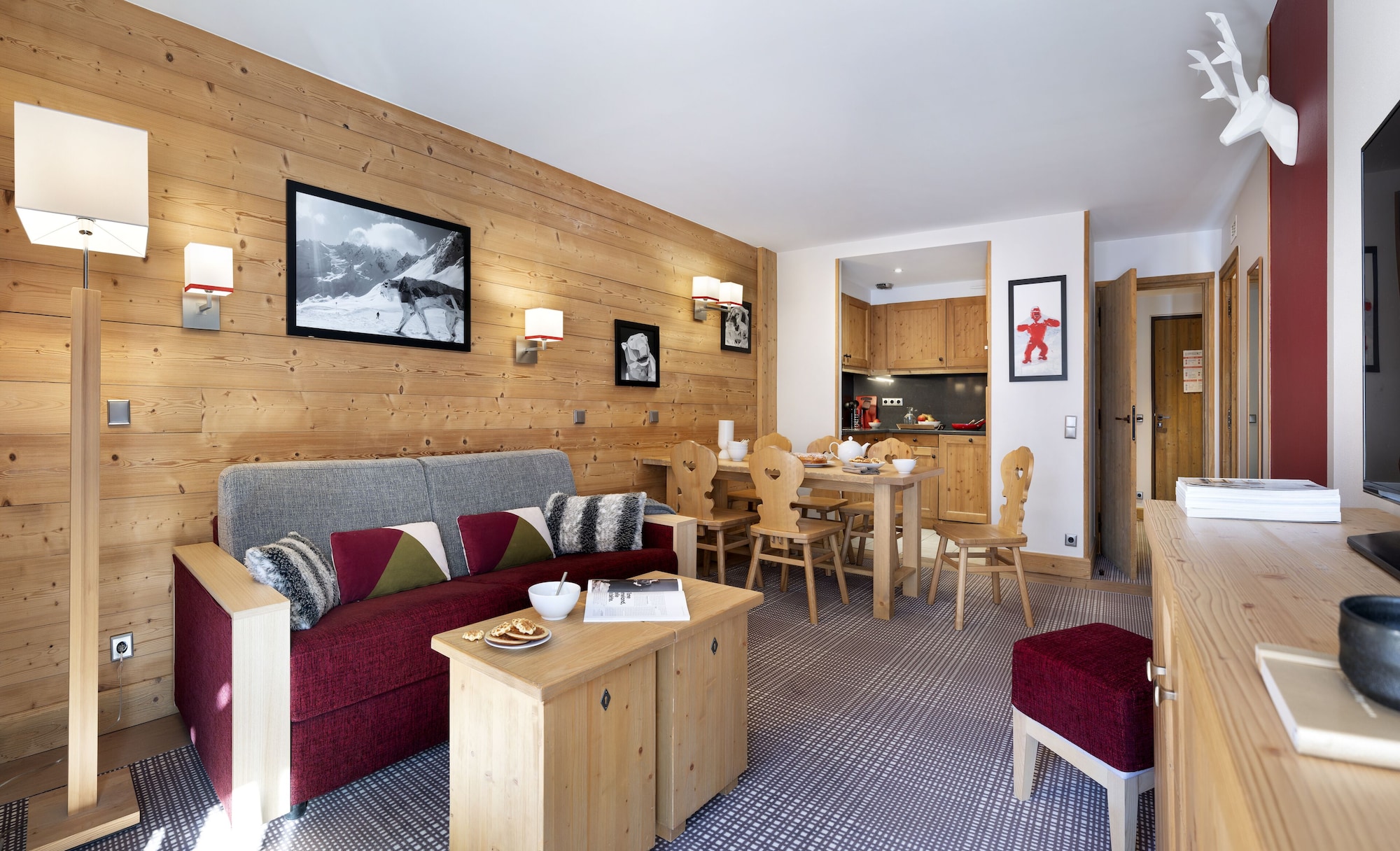 公寓6人-1卧室+1睡眠凹室