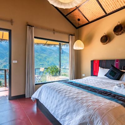 全景三人房， 山景 薩帕農場住宿優惠