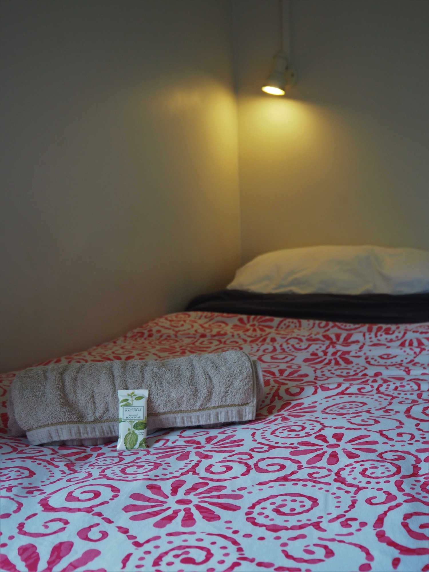 双床房， 2张单人床， 共用浴室