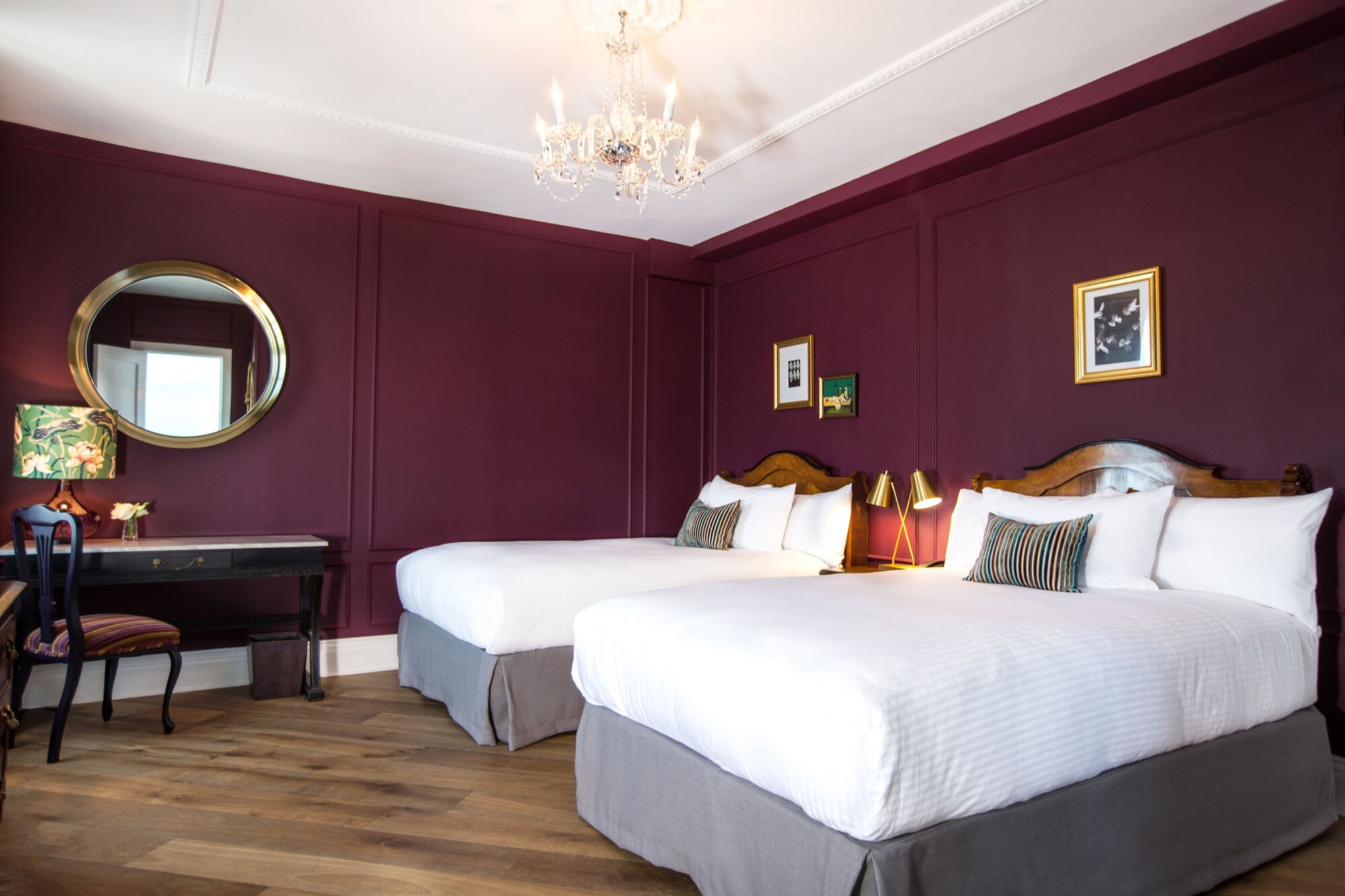 经典客房， 2 张双人床