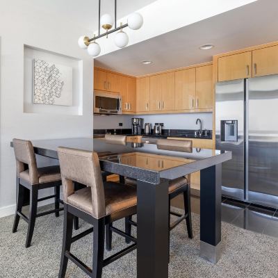 Two Bedroom Premier Suite Hearing and Roll-in Shower Accessible Hilton Grand Vacations Club Elara Center Strip Las Vegas Promo Code