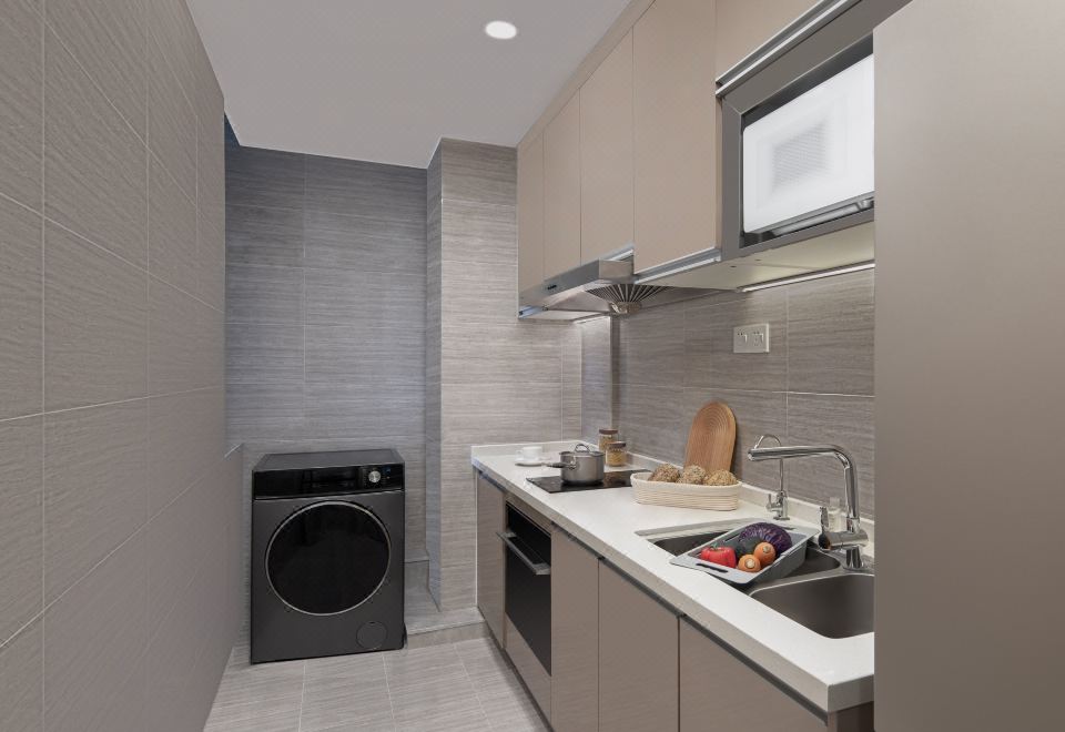 Somerset Haizhu Centre GuangzhouDeluxe Two-Bedroom Suite (Washer Dryer + Kitchen + Fridge)