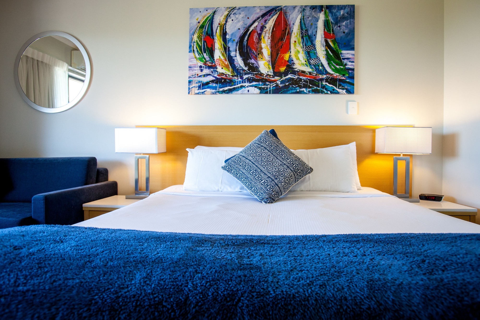 一樓單間公寓 – 部分帶海灣景觀的陽臺