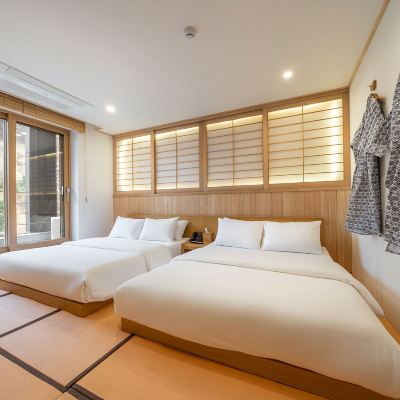 타타미 스위트 룸-발코니, 히노키 욕조 (금연 룸, 재패니즈 스타일 호텔 룸) Namyangju Reina Hotel 쿠폰
