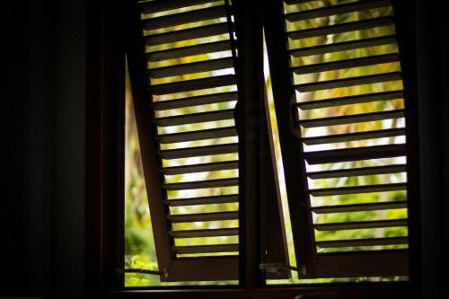 享有游泳池景致的一室公寓