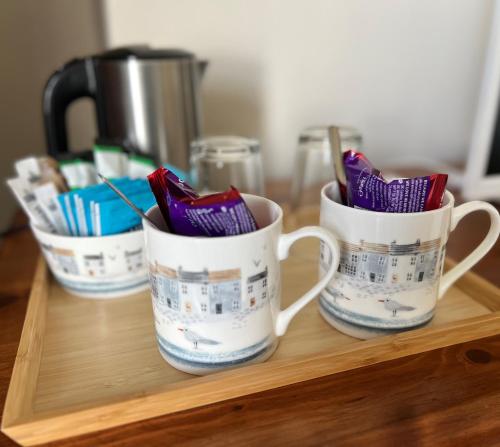 带海景的双人房