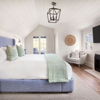 Suite, Multiple Beds, Fireplace, Mountain View (Patio, Upstairs) Hideaway Santa Barbara, A Kirkwood Collection Property Promo Code