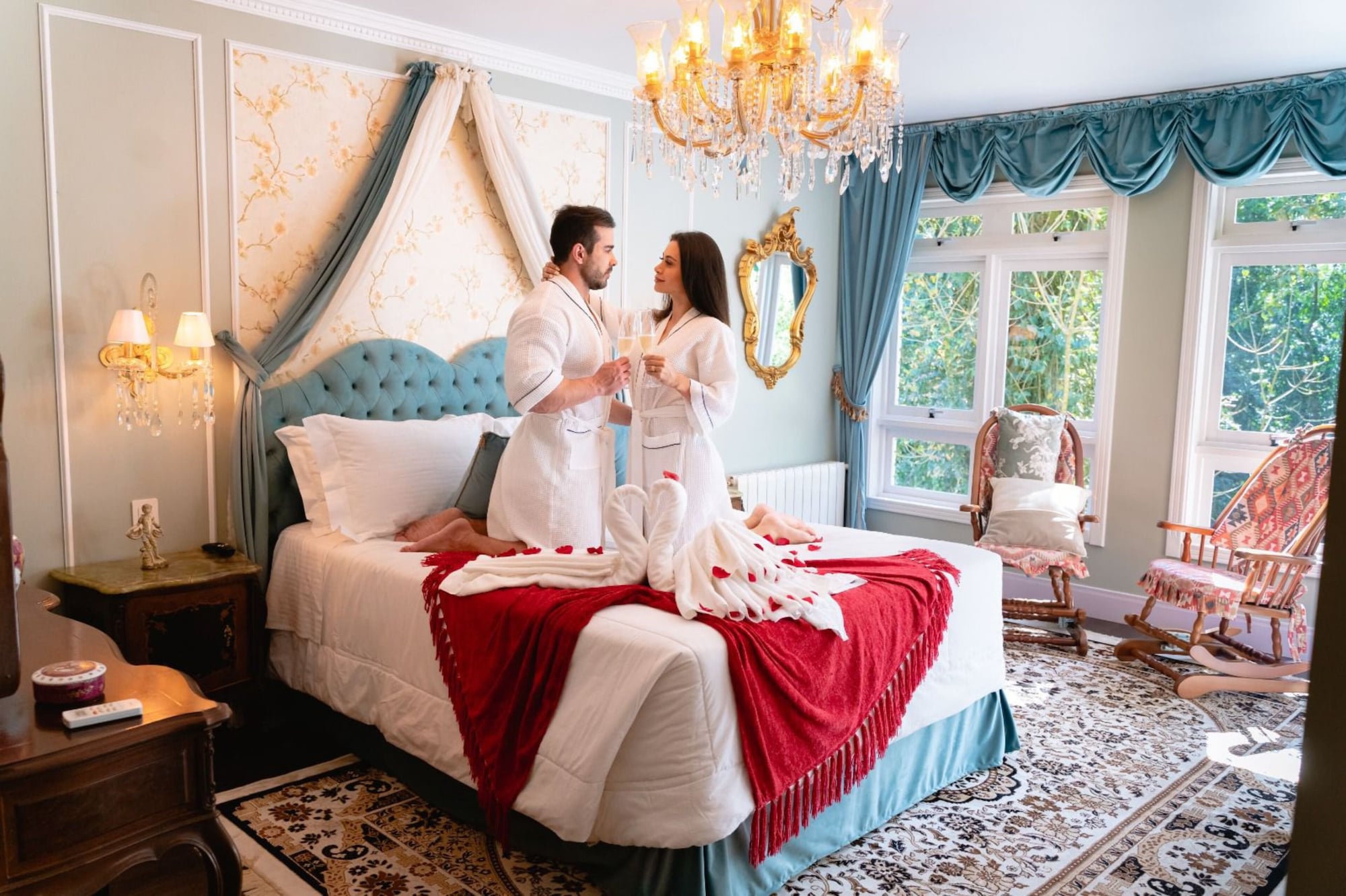 蜜月套房，1张大床，壁炉（波尔多）