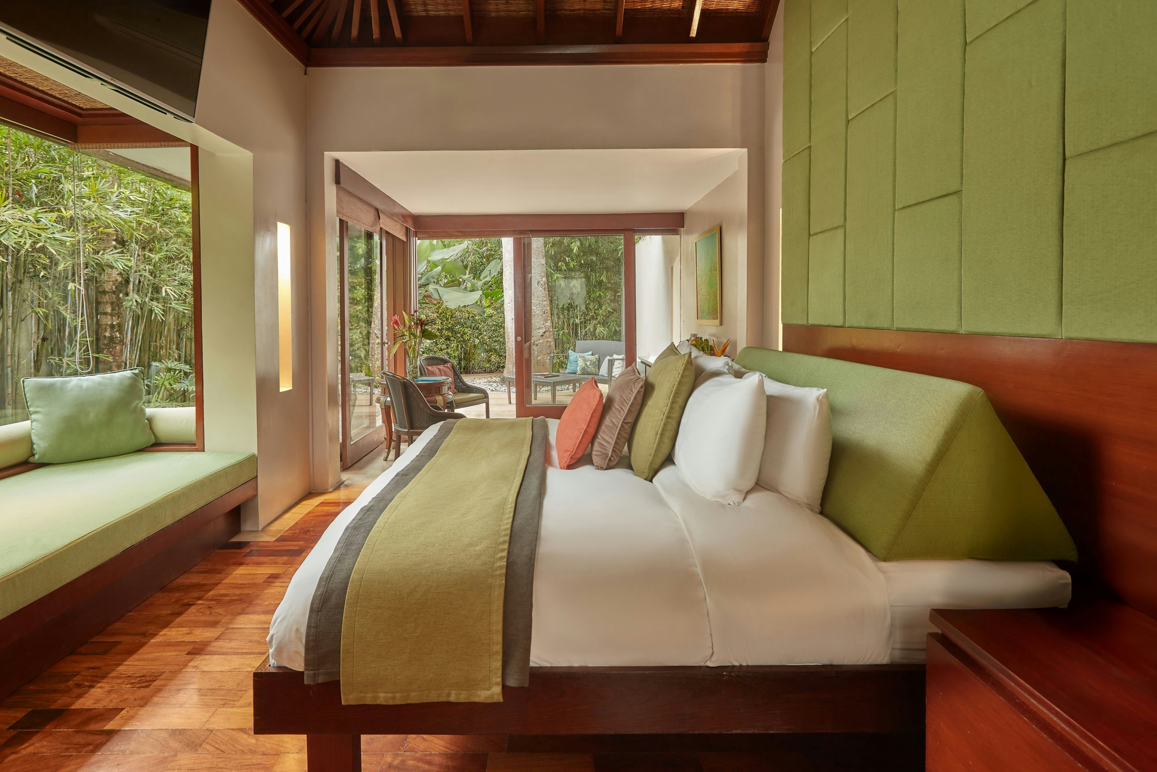 Anahaw礼宾楼层别墅，1张大床，园景