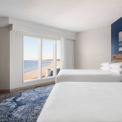 Double Queen Bayview, Suite, 2 Queen, Sofa Bed, Partial Bay View Delta Hotels by Marriott Virginia Beach Bayfront Suites Promo Code