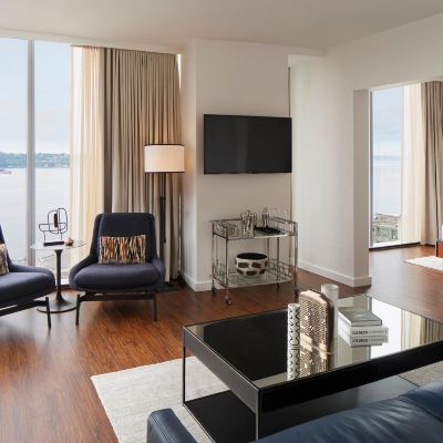 Studio Suite with Water View-Accessible Shower Thompson Seattle Promo Code