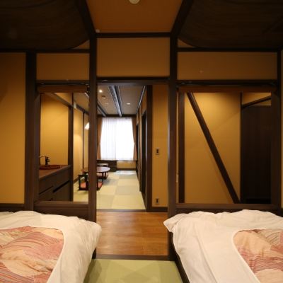 [Premium & Latest ☆ Special Room With Semi-Open-Air 'Lukewarm Cave Bath' On The 1st Floor] (D) [Deluxe Suite] [Japanese-Western Room] [Non-Smoking] Nakaya Ryokan Promo Code