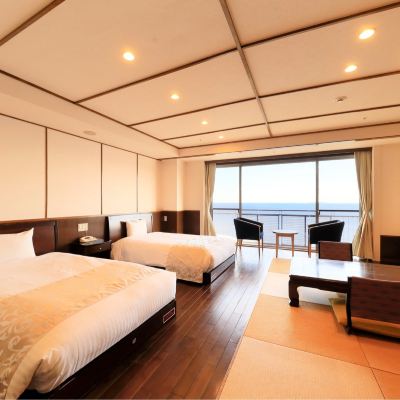 和洋式スーペリアオーシャンビュールーム ＫＫＲホテル熱海（国家公務員共済組合連合会熱海共済会館） クーポン