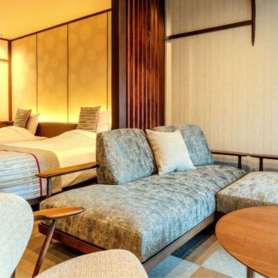 ベッド付き和洋室 (こけももタイプ、千雄亭ウィング) 草津温泉 奈良屋 クーポン
