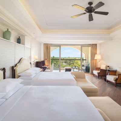 尊貴海景雙床房（2張大床） 三亞海棠灣JW萬豪度假酒店優惠