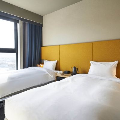 舒適雙人空氣編織墊床寬110釐米【舒適】【雙人房】【禁菸】 京都潤恩飯店優惠