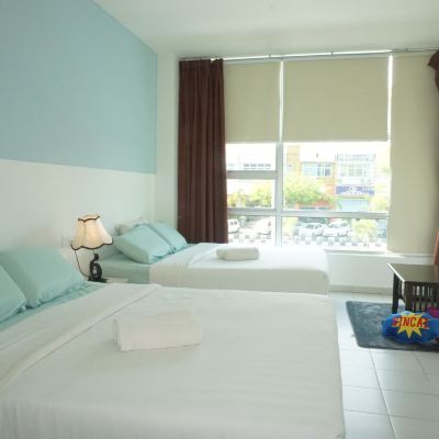 家庭四人房（有窗） 馬六甲雙迎酒店柯塔萊克斯瑪納優惠