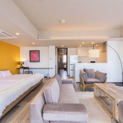 501 イエロー、禁煙 かりゆしコンドミニアムリゾート北谷　ROUTE58 クーポン