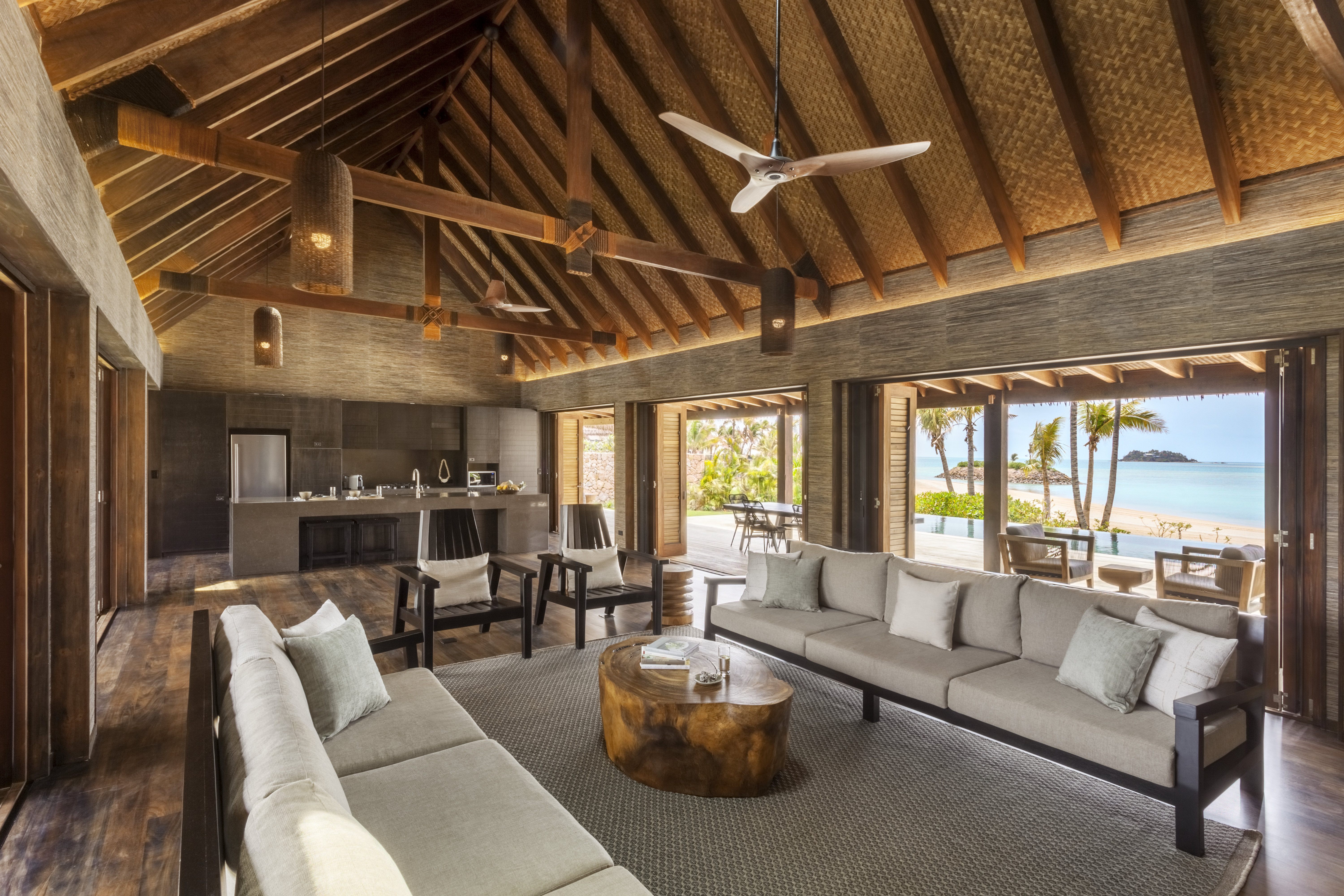 Six Senses Fiji, an IHG Hotel四卧室海滨泳池公寓