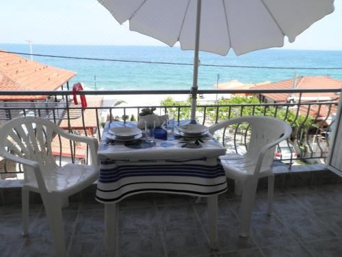 带海景的双人房