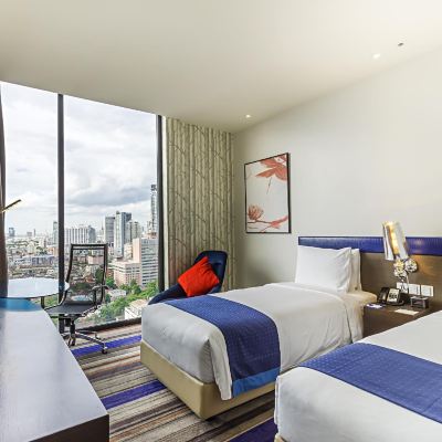 標準雙床房 禁煙 曼谷暹羅智選假日酒店 （SHA Extra Plus）優惠