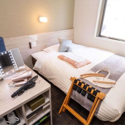 スタンダードダブルルーム(浴室) 天然温泉 スーパーホテルPremierさいたま・大宮駅東口 クーポン