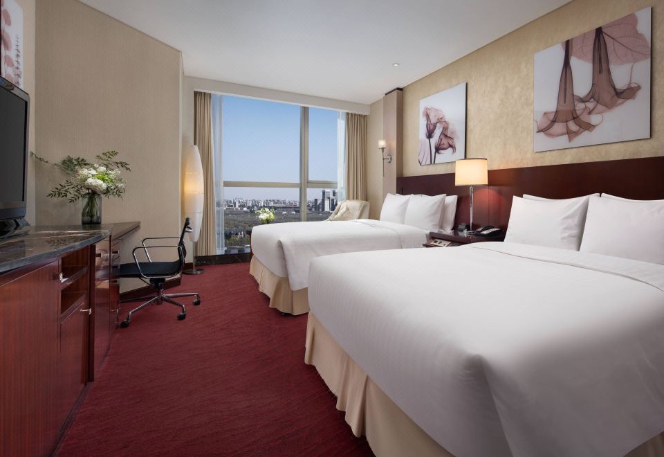 Beijing Marriott Hotel NortheastDeluxe Executive Twin Room