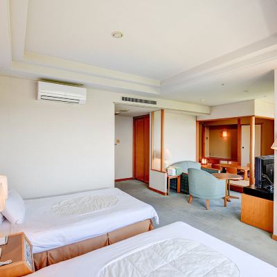 和洋式デラックスマウンテンビュールーム(浴室) ホテル日南北郷リゾート クーポン