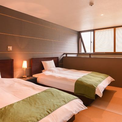 Japanese-Western Room, Non-Smoking ([Ichinosho] Twin Maisonette ◆with Open-Air Bath) 小天狗さんろじ クーポン