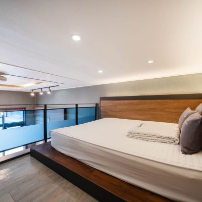 듀플렉스 측면 오션 뷰 룸 201 부산 기장브라운도트펜션 쿠폰