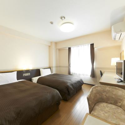 ベーシックツインルーム、大型ツインベッド2台、禁煙 ホテルサンオーク南越谷 クーポン