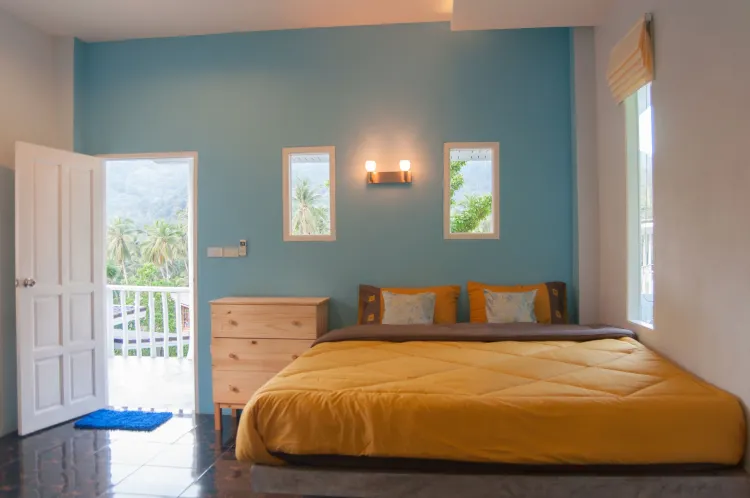 บังกะโลแบบหนึ่งห้องนอนพร้อมวิวภูเขา