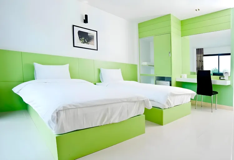 ห้องมาตรฐานเตียงแฝดปลอดบุหรี่