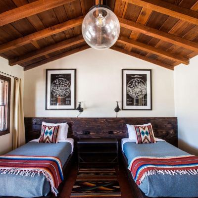Room, 2 Twin Beds, Mountain View Pioneertown Motel Promo Code