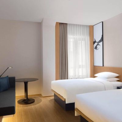 豪華雙床房 上海靜安萬楓酒店優惠