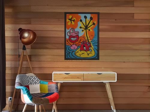 带海景的双人房