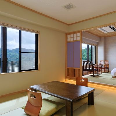 海景主樓和洋式房（帶浴室） 奧伊根溫泉 油屋本館優惠