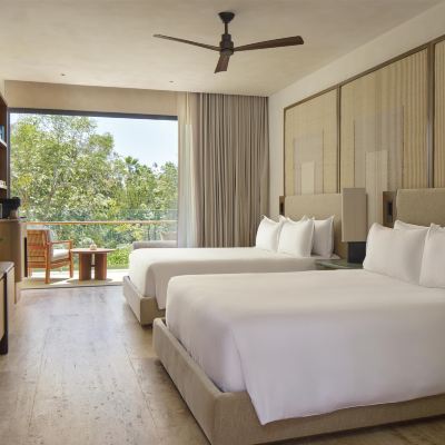 2 Double Beds Room Lagoon View Andaz Mayakoba Resort Riviera Maya Promo Code