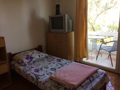 带阳台的双床房