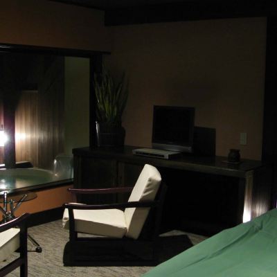 Junior Suite Ceramic Open Air Bath [Tsukiakari] かね吉一燈庵 クーポン