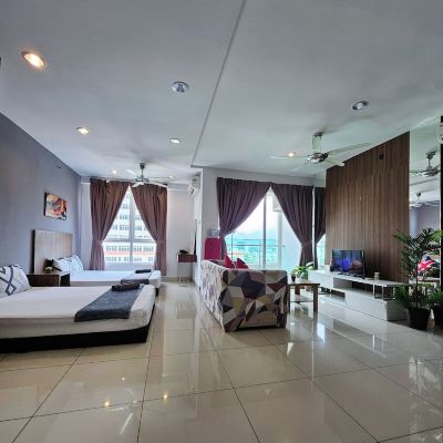 Exclusive Studio, Berbilang Katil, City View Kupon Sky Hive Cozy Apartment Suite, Georgetown