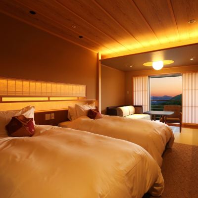 日本現代緊湊雙床房 中心大樓 禁菸 有馬格蘭飯店優惠