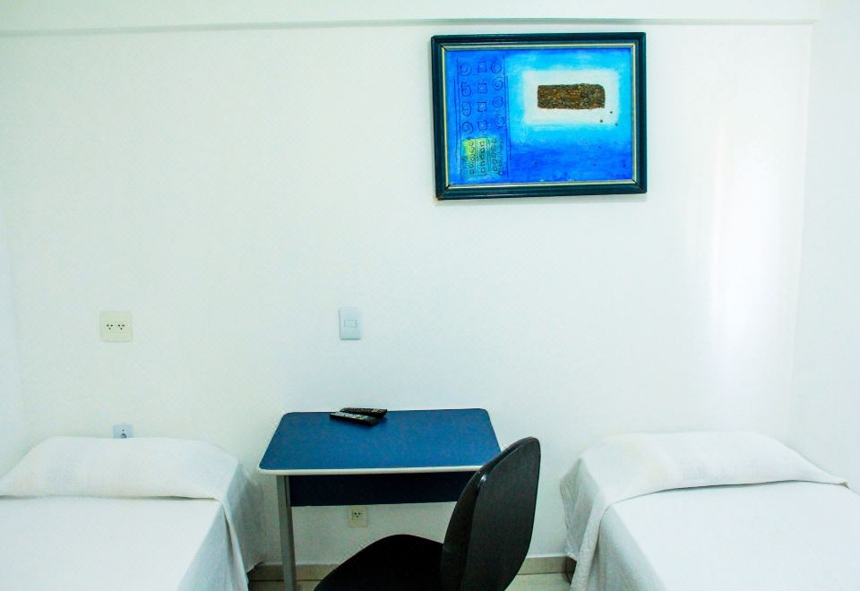 城市阁楼，3张单人床