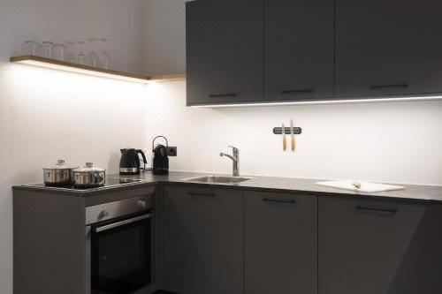 高级一卧室带阳台公寓