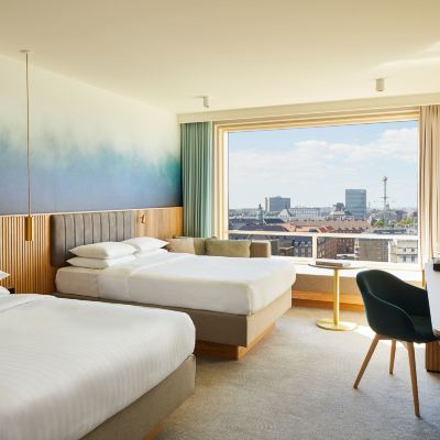 Executive Two Double Room with City View Concierge Lounge Access High floor Copenhagen Marriott Hotel Promo Code