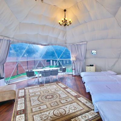 Glamping Villa Style Tent With Bathtub Ducale ガーデンホテル 九十九里 クーポン