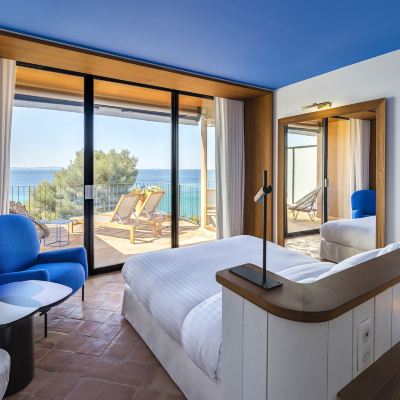 Terrace Sea View Room Hôtel le Bailli de Suffren Promo Code