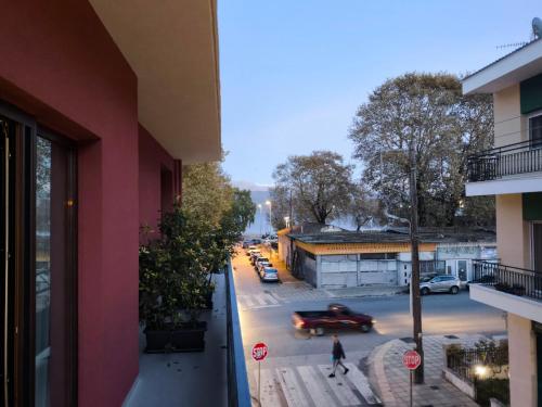 带湖景的双人间