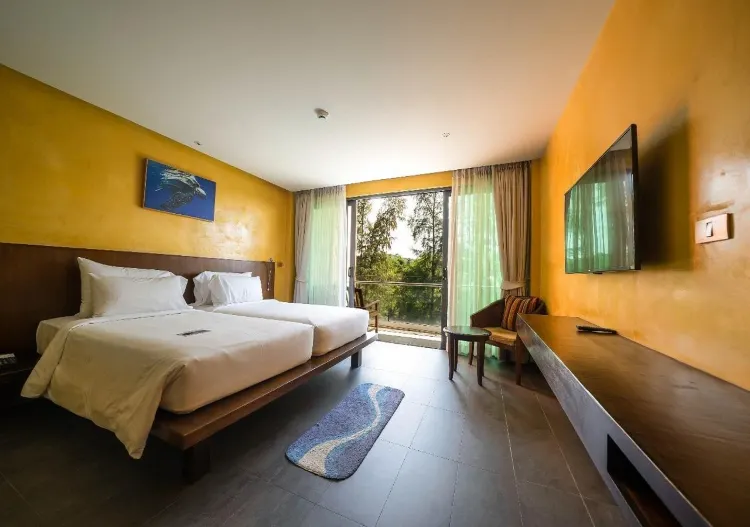 ห้องดีลักซ์ เตียงเดี่ยว 2 เตียง