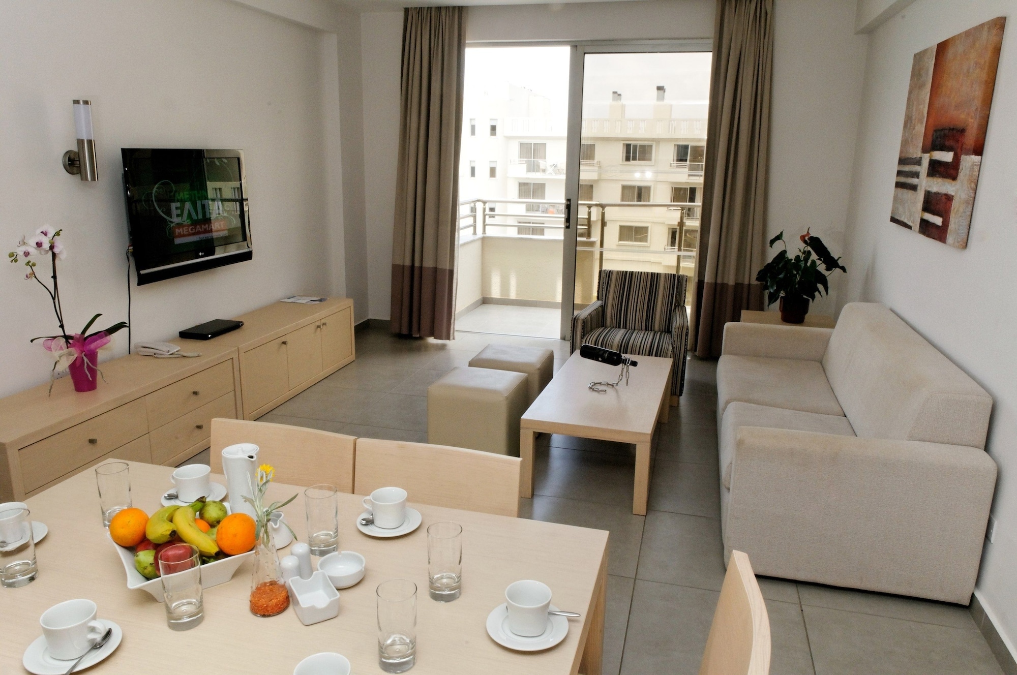 高级套房， 1 间卧室， 阳台， 海景